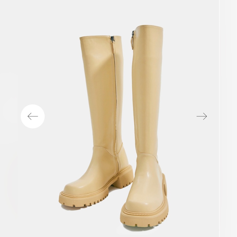 Source Unknown - tubular combat boots